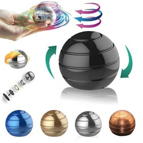 Gift for Adults and Kids Panshi Kinetic Desk Spinning Toy,Full Body Optical Illusion Spinner Ball Gadget for Office